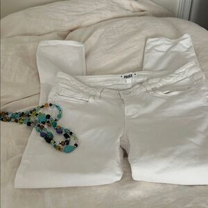 PAIGE Women's Bright White Skinny Jeans